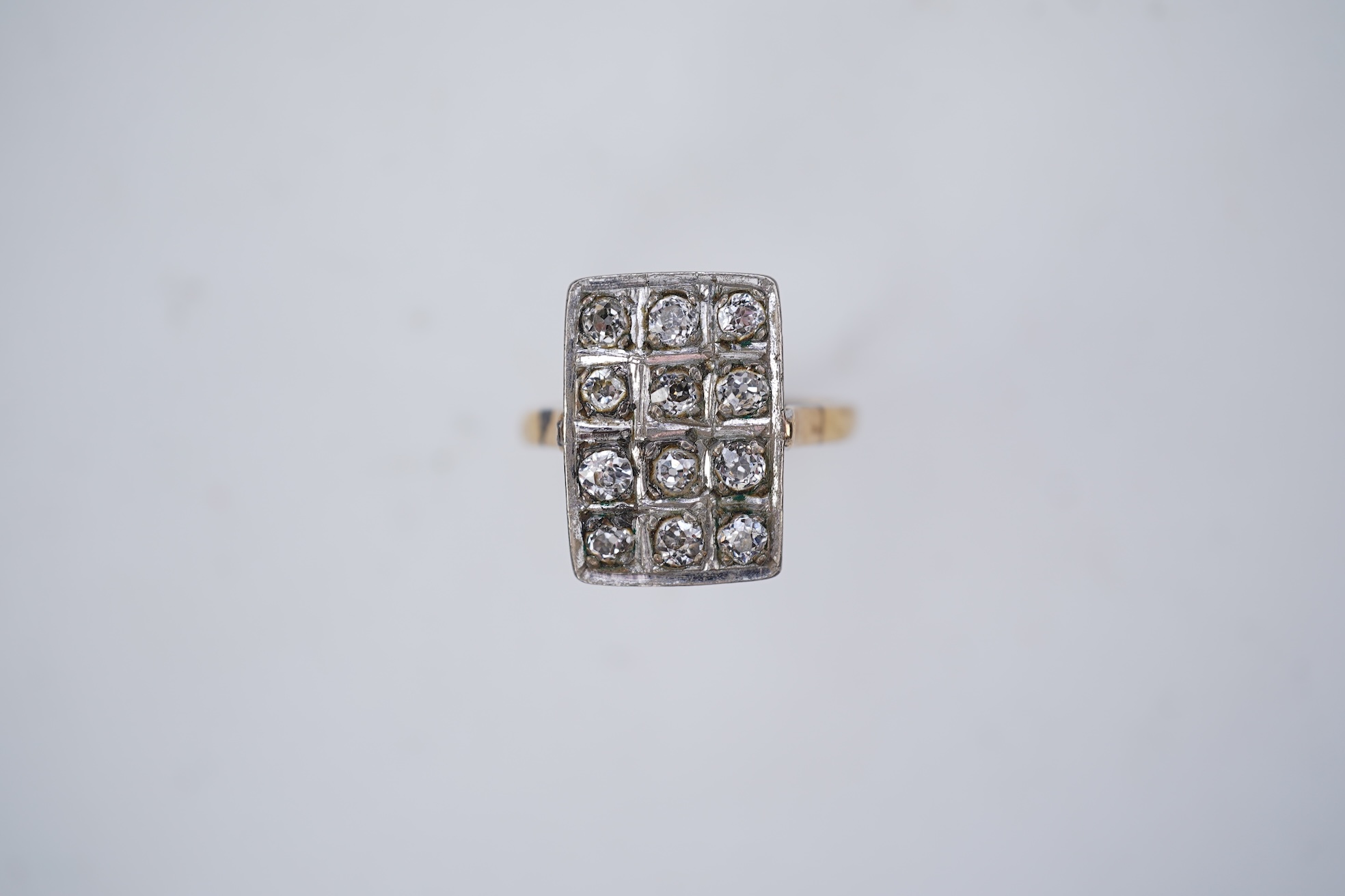 A diamond dress ring